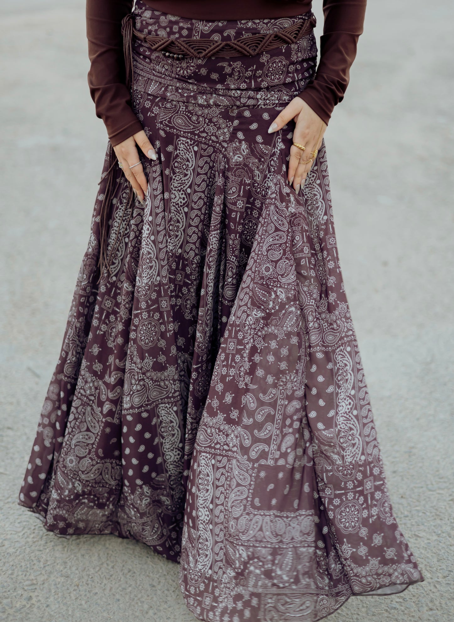 Bohemian Maxi Skirt