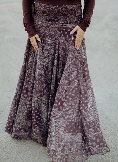Bohemian Maxi Skirt